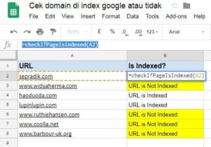 isi format di kolom